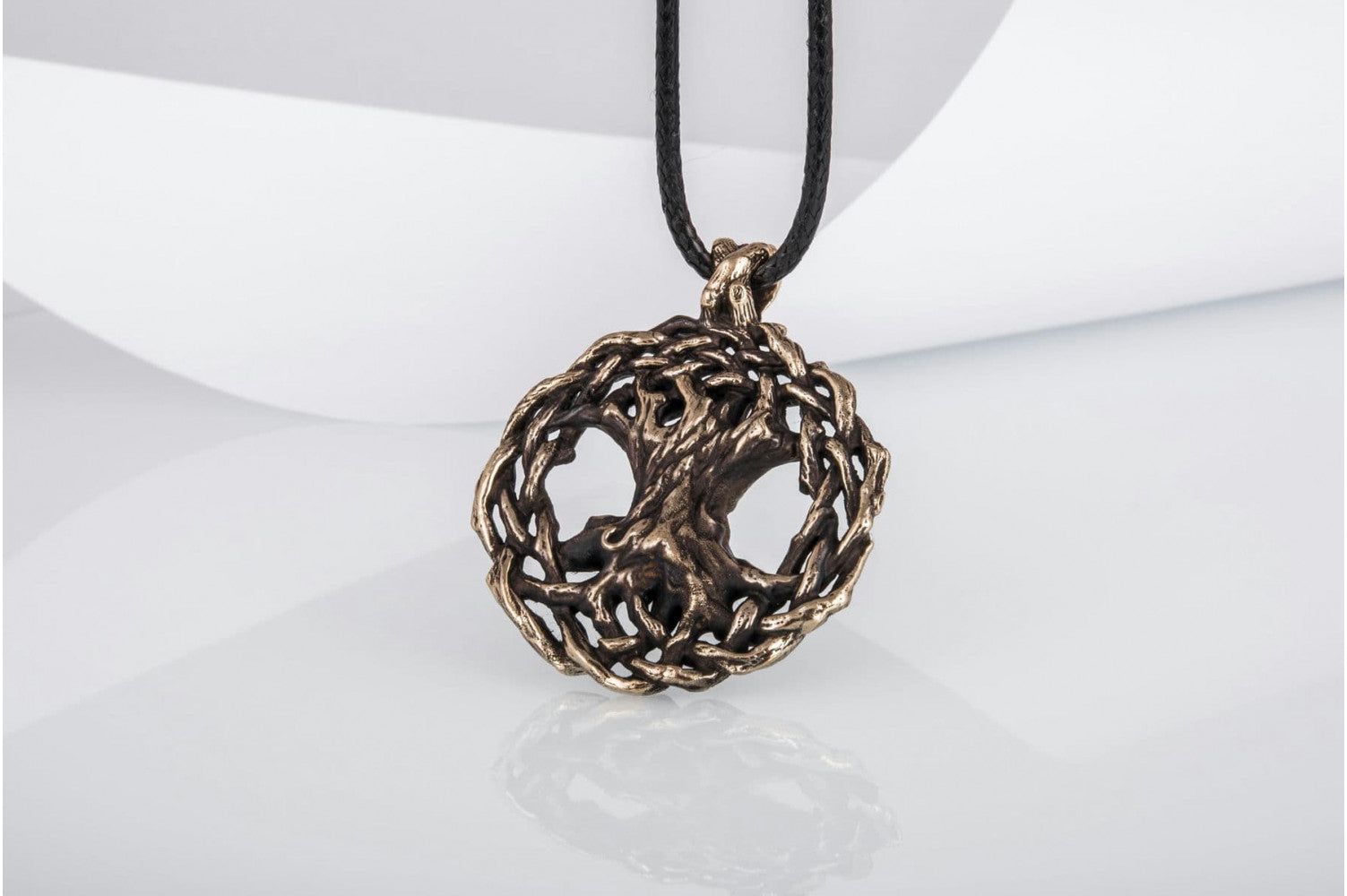 Yggdrasil World Tree Bronze Pendant Viking Jewelry