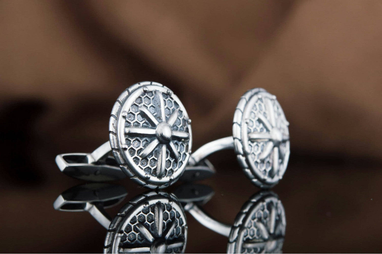 Unique Cufflinks Sterling Silver Handmade Jewelry