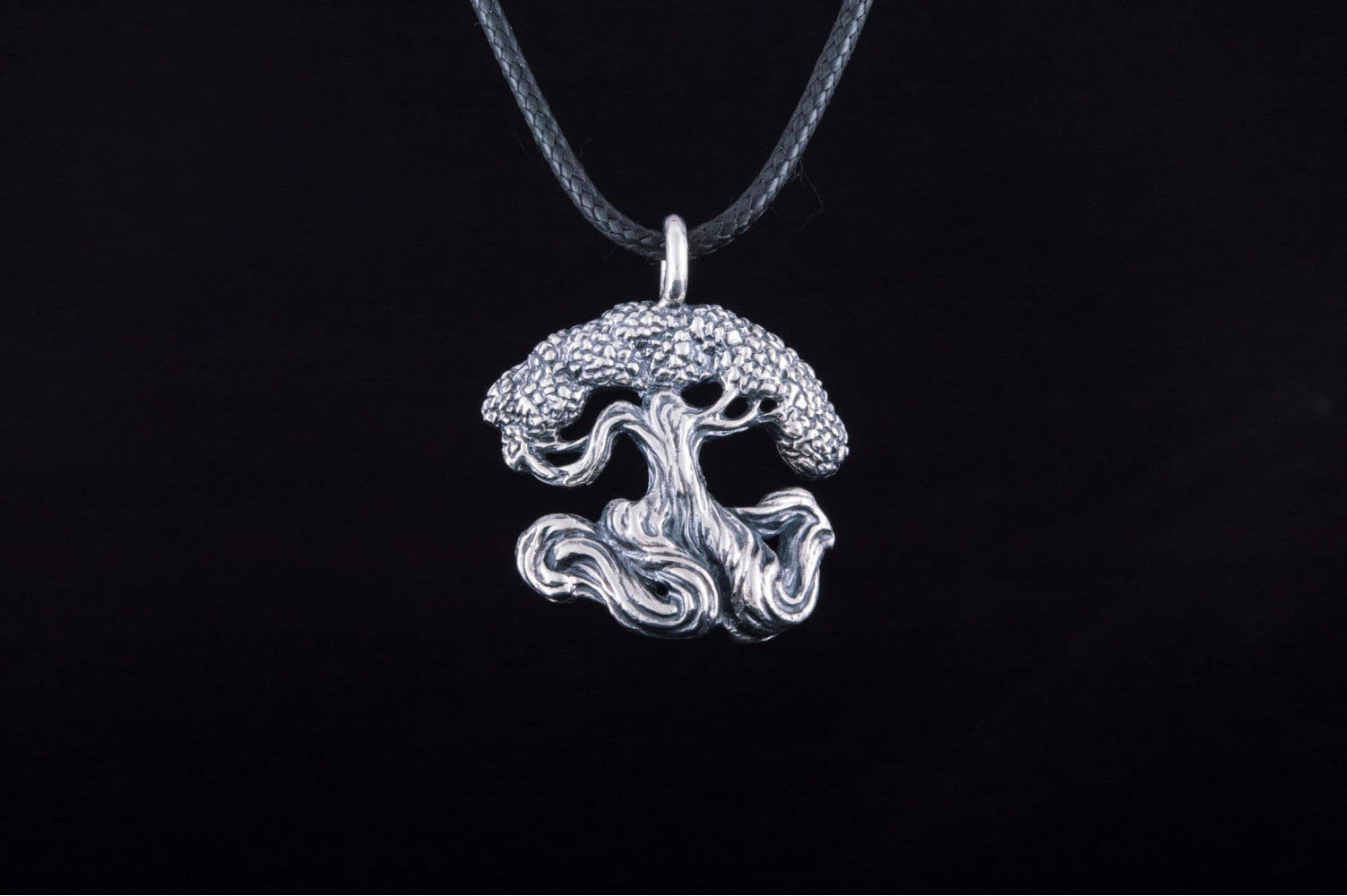 Yggdrasil World Tree Sterling Silver Pendant Norse Jewelry