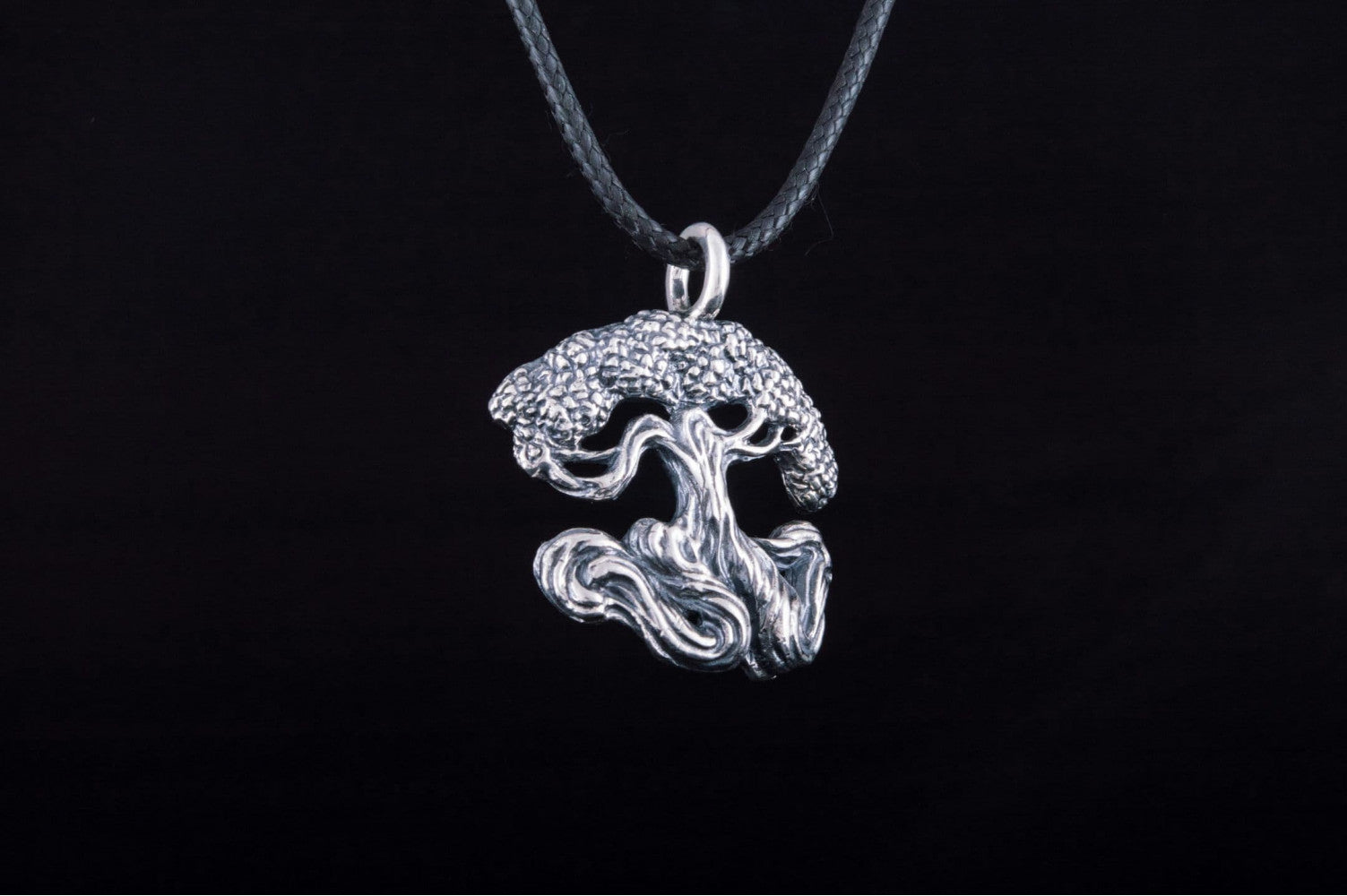 Yggdrasil World Tree Sterling Silver Pendant Norse Jewelry