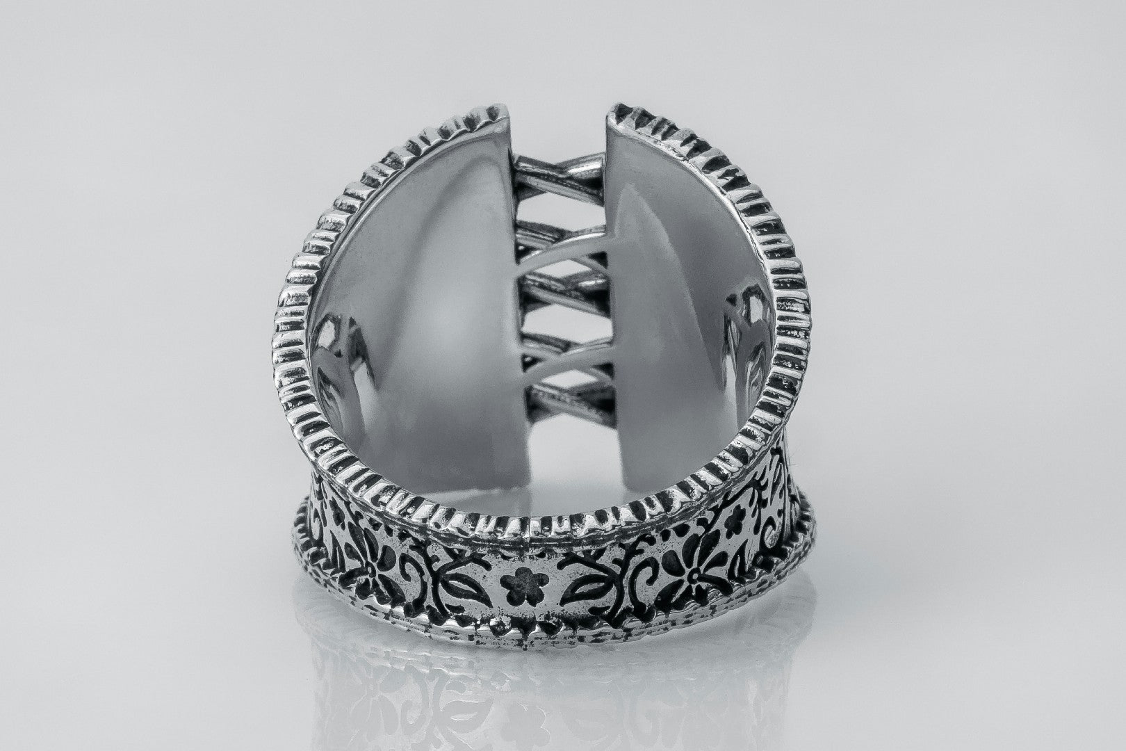 Kinky Corset Ring, 925 Silver - vikingworkshop