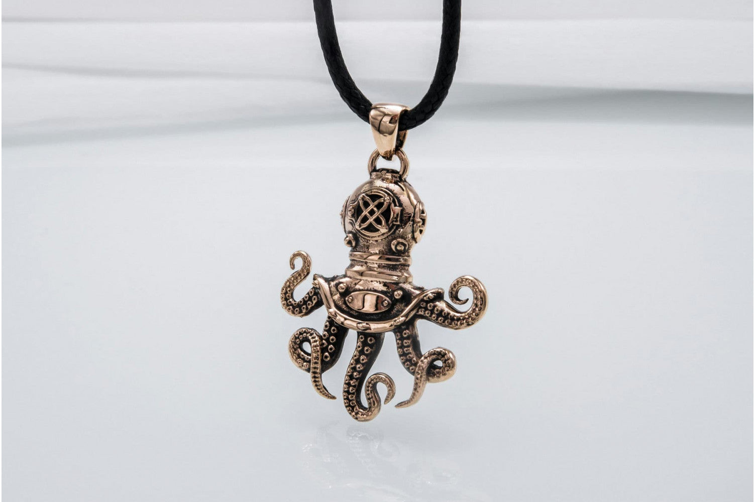 Octopus Pendant Bronze Sailor Jewelry - vikingworkshop