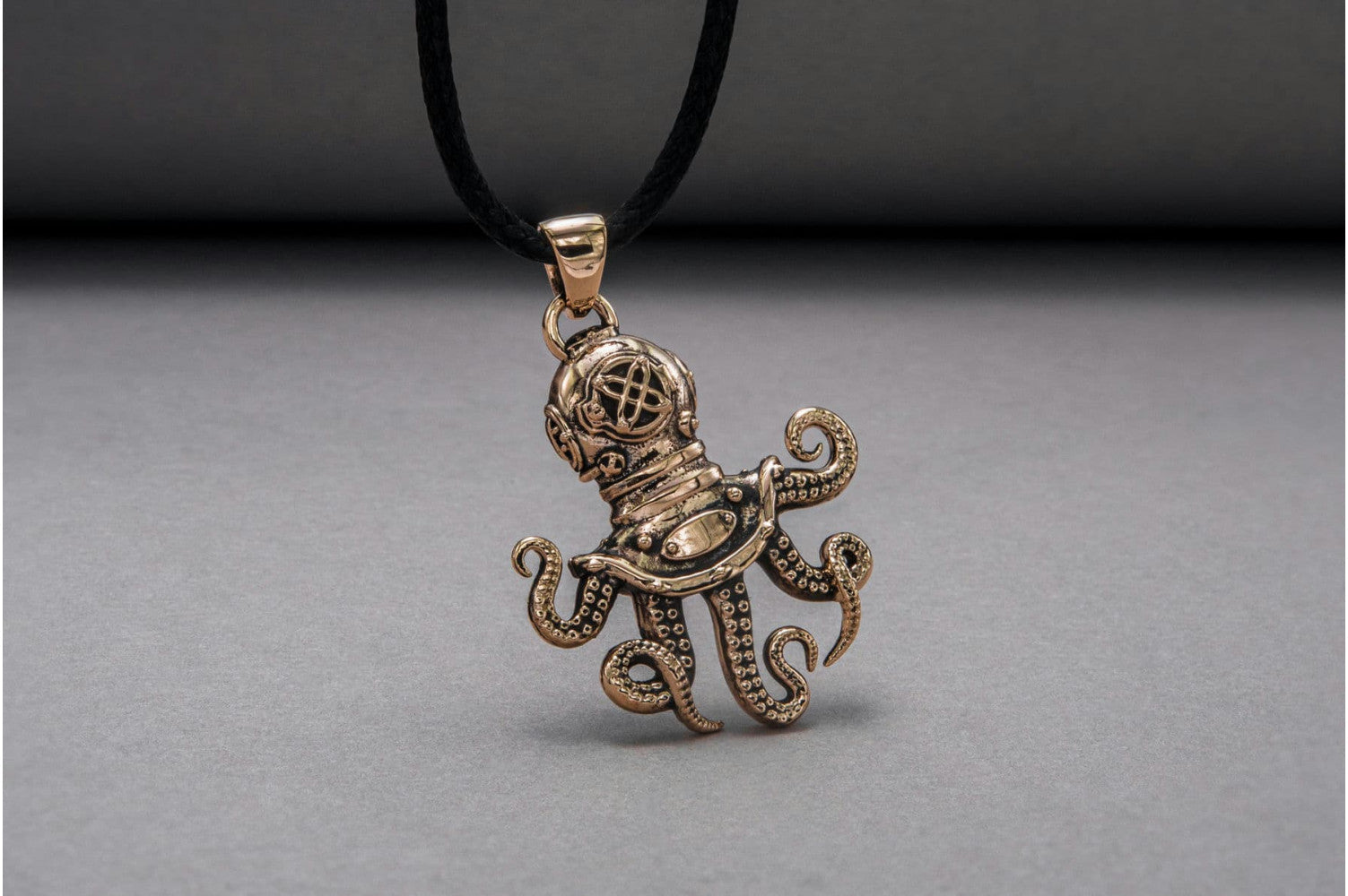 Octopus Pendant Bronze Sailor Jewelry - vikingworkshop