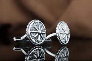 Unique Cufflinks Sterling Silver Handmade Jewelry - vikingworkshop