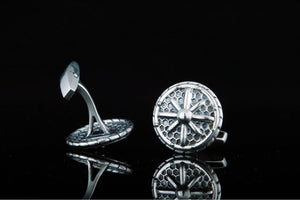 Unique Cufflinks Sterling Silver Handmade Jewelry - vikingworkshop