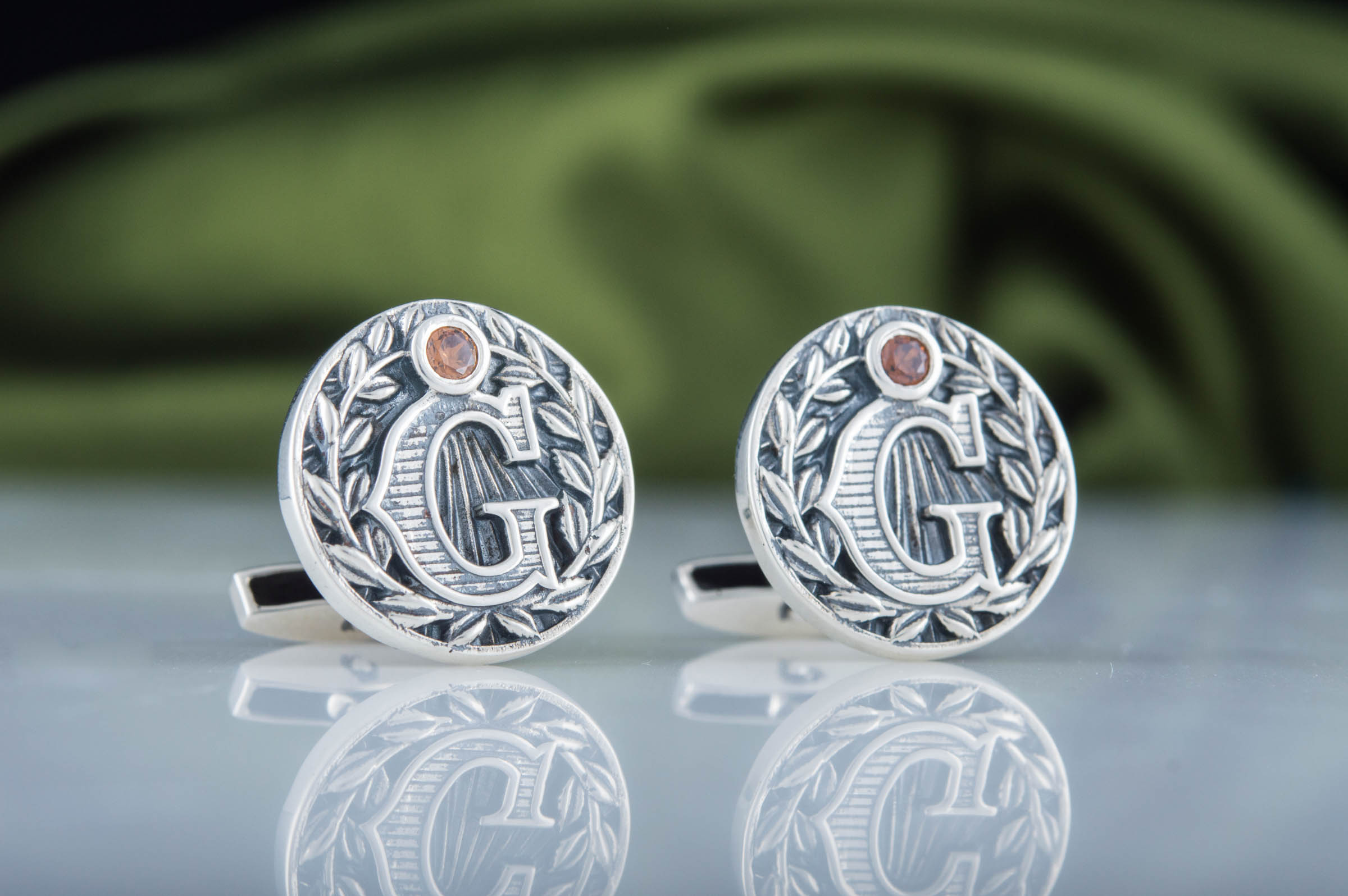 Unique Masonic Cufflinks with Symbols Sterling Silver Handmade Jewelry - vikingworkshop