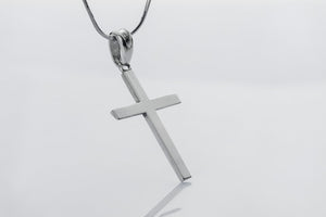 Simple Cross Pendant, 925 Silver - vikingworkshop