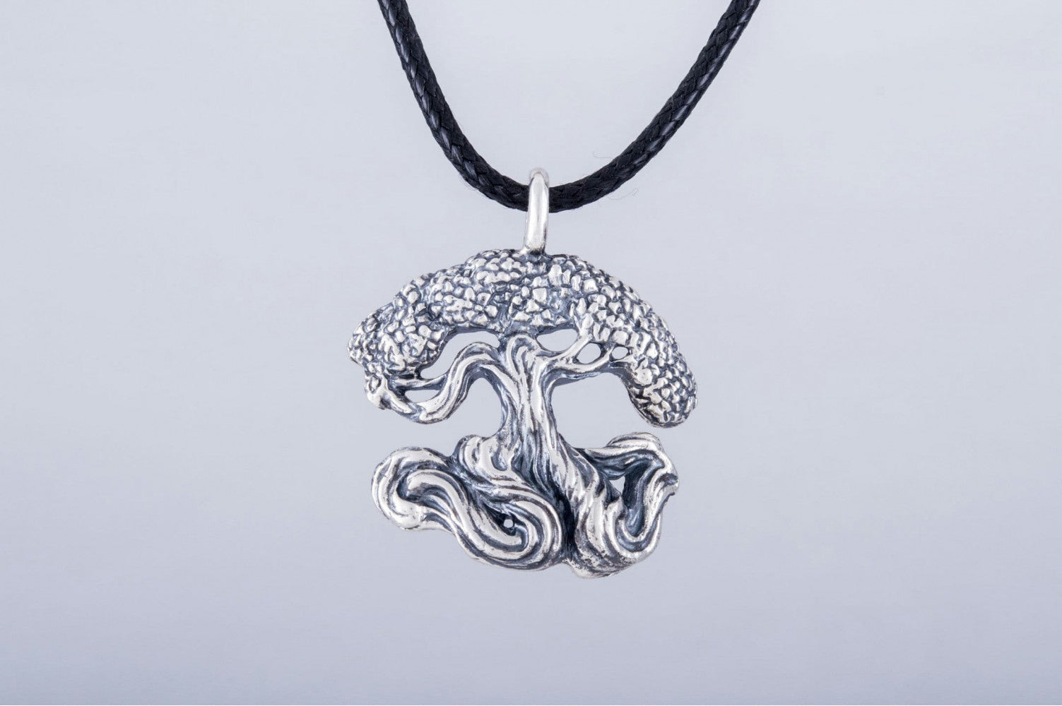 Yggdrasil World Tree Sterling Silver Pendant Norse Jewelry - vikingworkshop