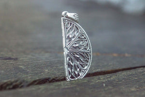 Lemon Pendant Sterling Silver Handmade Jewelry - vikingworkshop