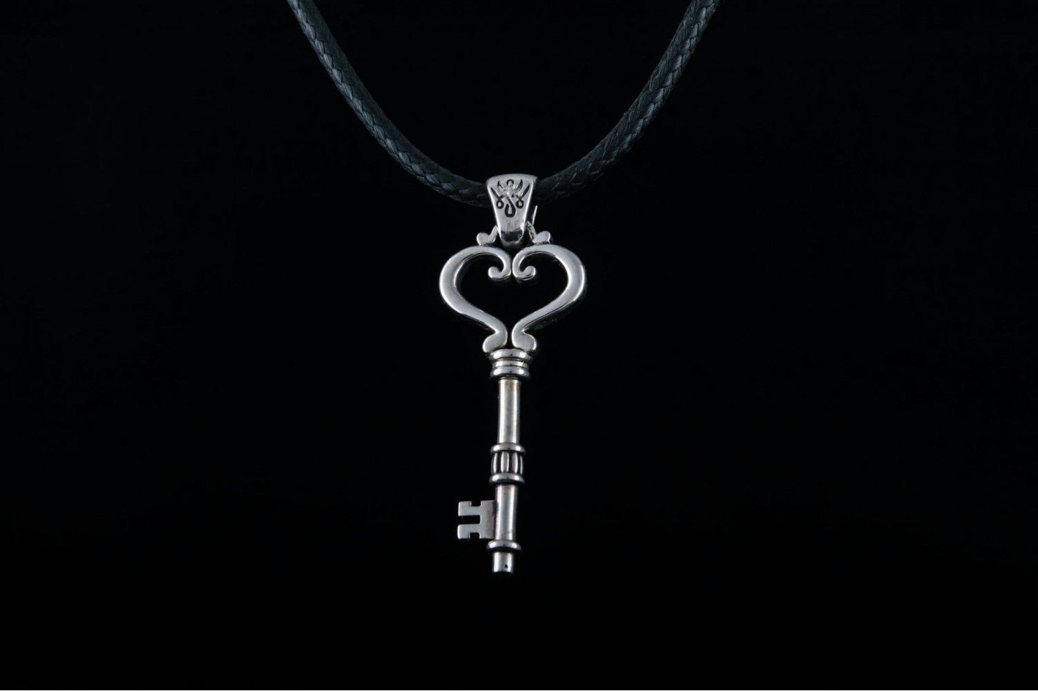 Key Pendant Sterling Silver Jewelry - vikingworkshop