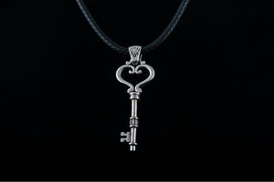 Key Pendant Sterling Silver Jewelry - vikingworkshop