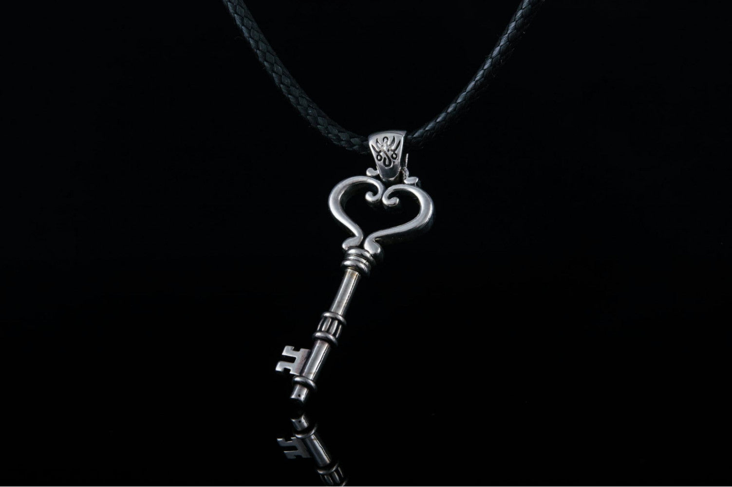 Key Pendant Sterling Silver Jewelry - vikingworkshop