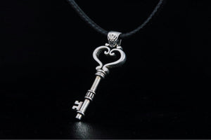 Key Pendant Sterling Silver Jewelry - vikingworkshop