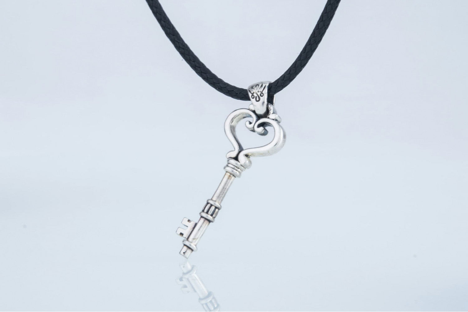 Key Pendant Sterling Silver Jewelry - vikingworkshop