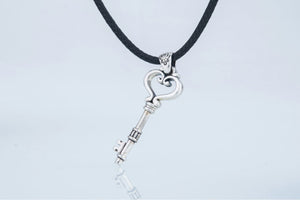 Key Pendant Sterling Silver Jewelry - vikingworkshop