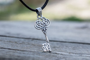 925 Silver Key Pendant - vikingworkshop