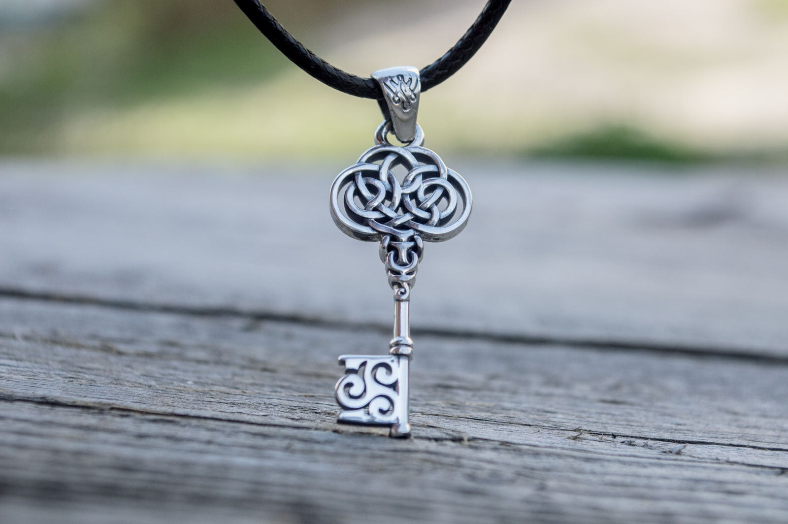 925 Silver Key Pendant - vikingworkshop