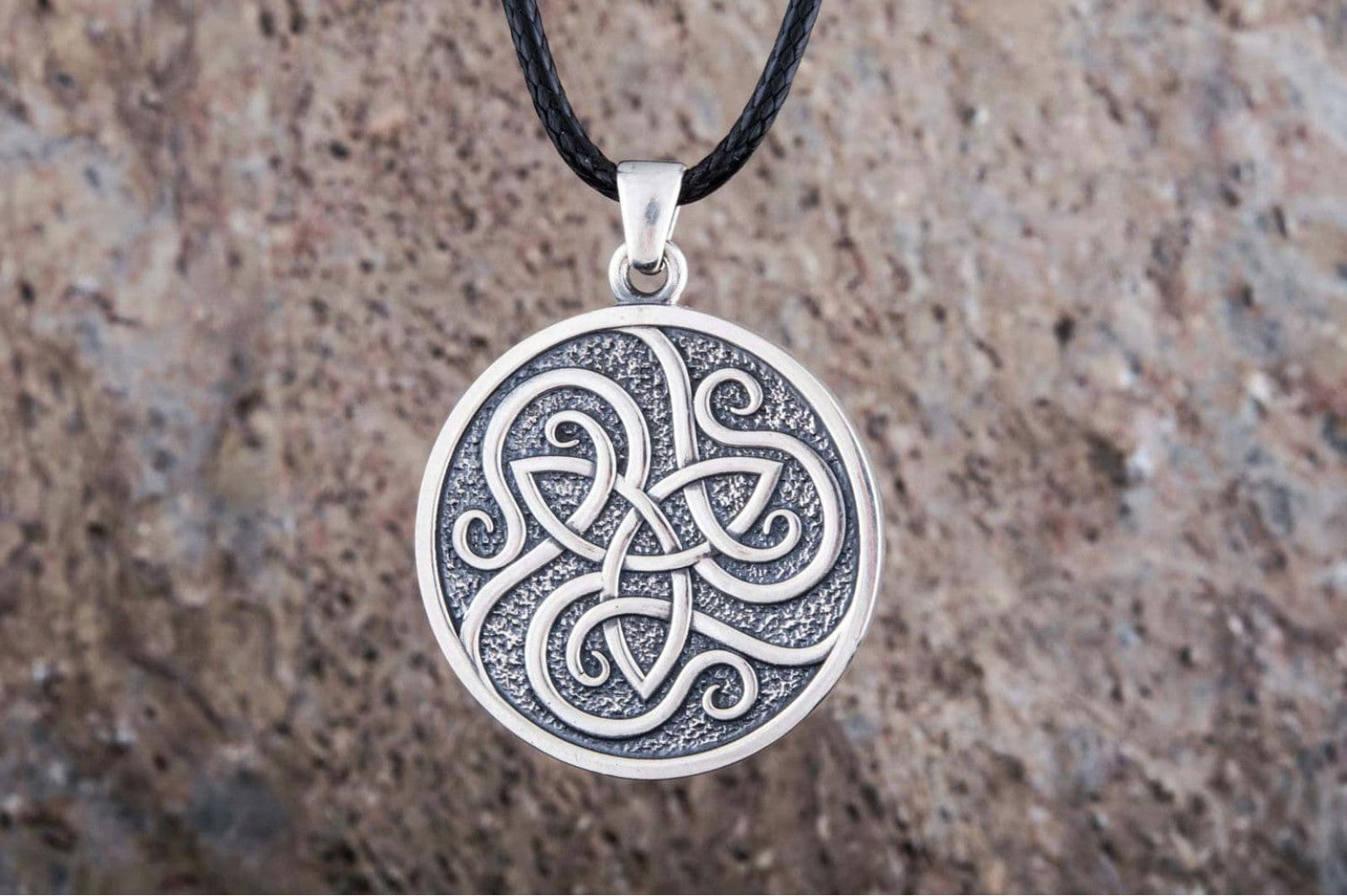 Viking Pendant Sterling Silver Handmade Jewelry - vikingworkshop