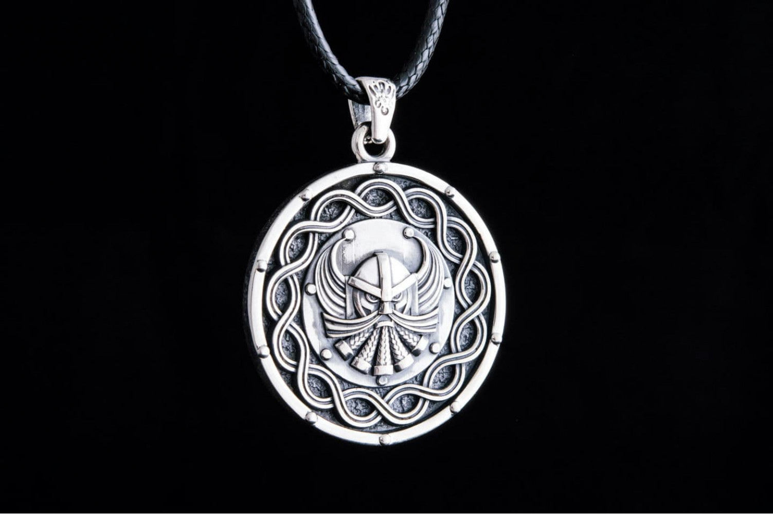 Viking Pendant Sterling Silver Handmade Jewelry - vikingworkshop