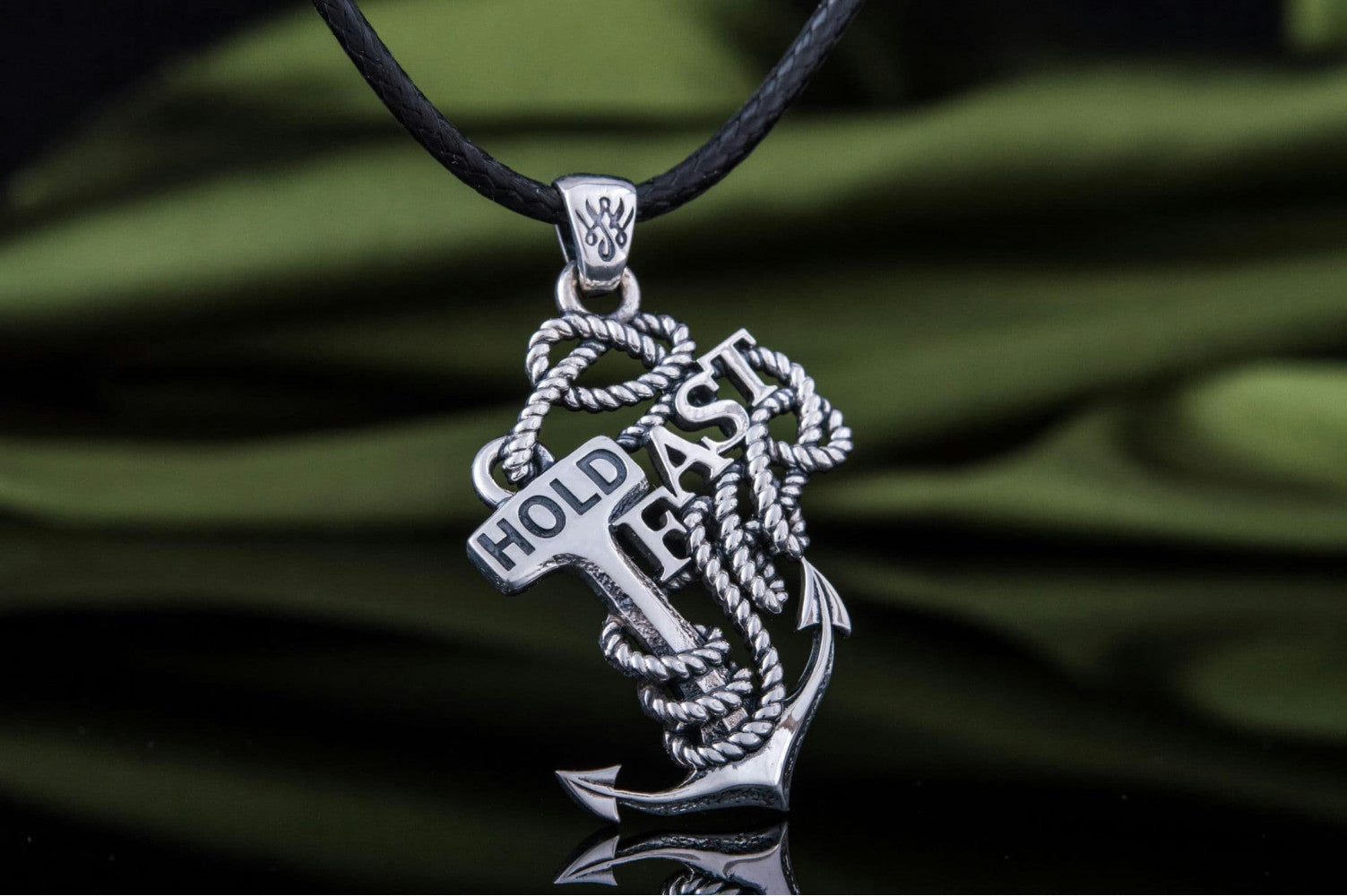 Anchor Pendant Sterling Silver Sailor Jewelry - vikingworkshop