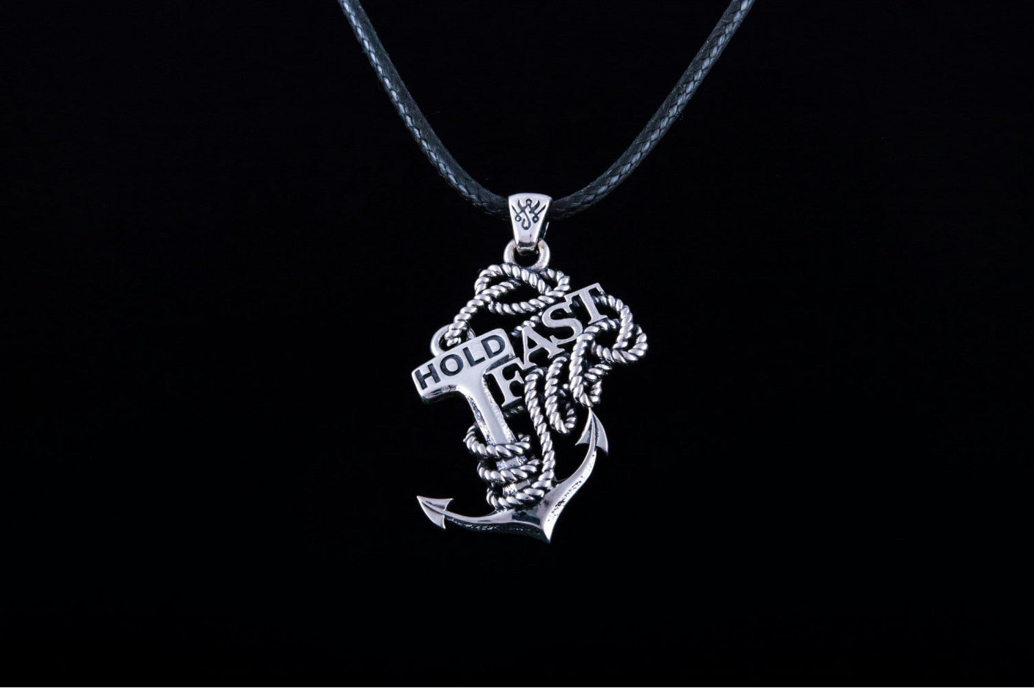 Anchor Pendant Sterling Silver Sailor Jewelry - vikingworkshop