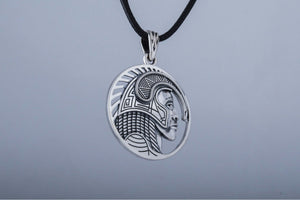 Pendant with Indian Aztec Sterling Silver Jewelry - vikingworkshop