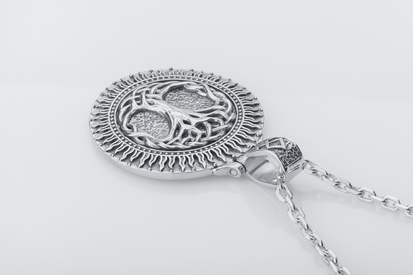 Yggdrasil Pendant, 925 Silver Viking Jewelry - vikingworkshop