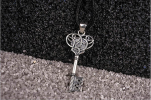 Unique Handmade Viking Pendant with Celtic knots and Triquetra symbol, 925 silver jewelry - vikingworkshop