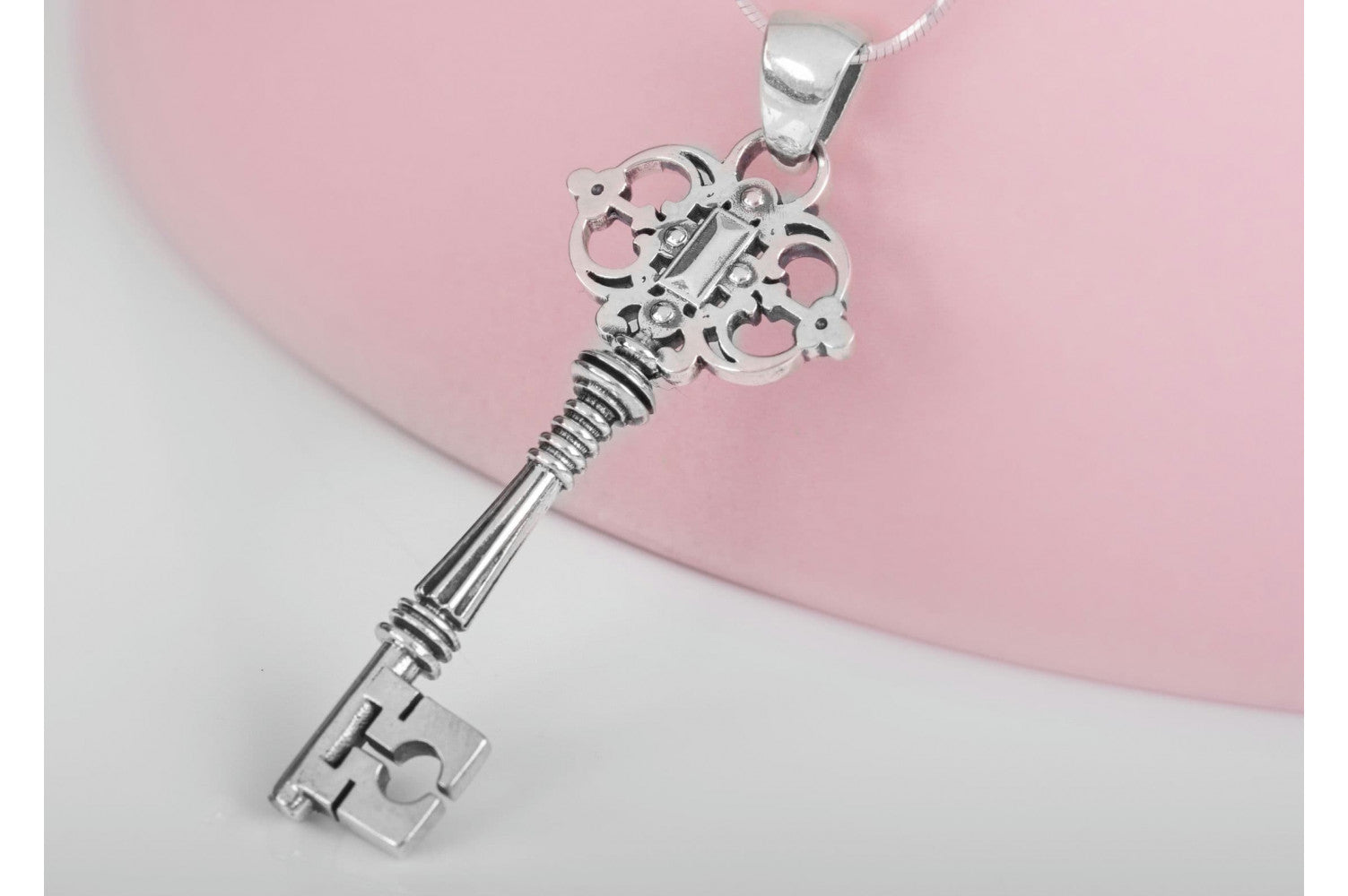 925 silver Fashion Key pendant, Unique Fashion Jewelry - vikingworkshop