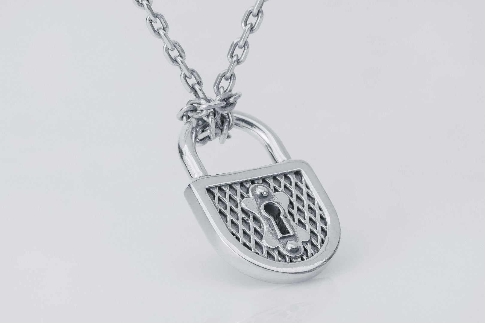 Universal Lock Pendant, 925 Silver - vikingworkshop