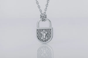 Universal Lock Pendant, 925 Silver - vikingworkshop