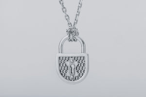 Universal Lock Pendant, 925 Silver - vikingworkshop