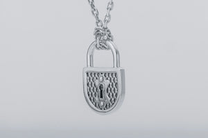 Universal Lock Pendant, 925 Silver - vikingworkshop