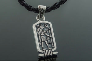 Anubis Pendant Sterling Silver Egypt Jewelry - vikingworkshop
