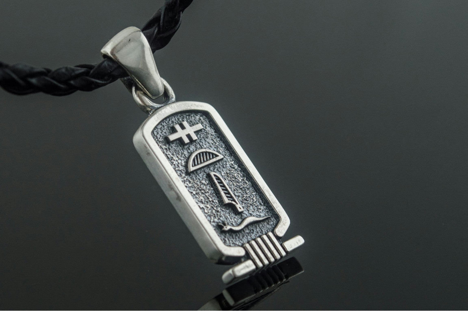 Anubis Pendant Sterling Silver Egypt Jewelry - vikingworkshop