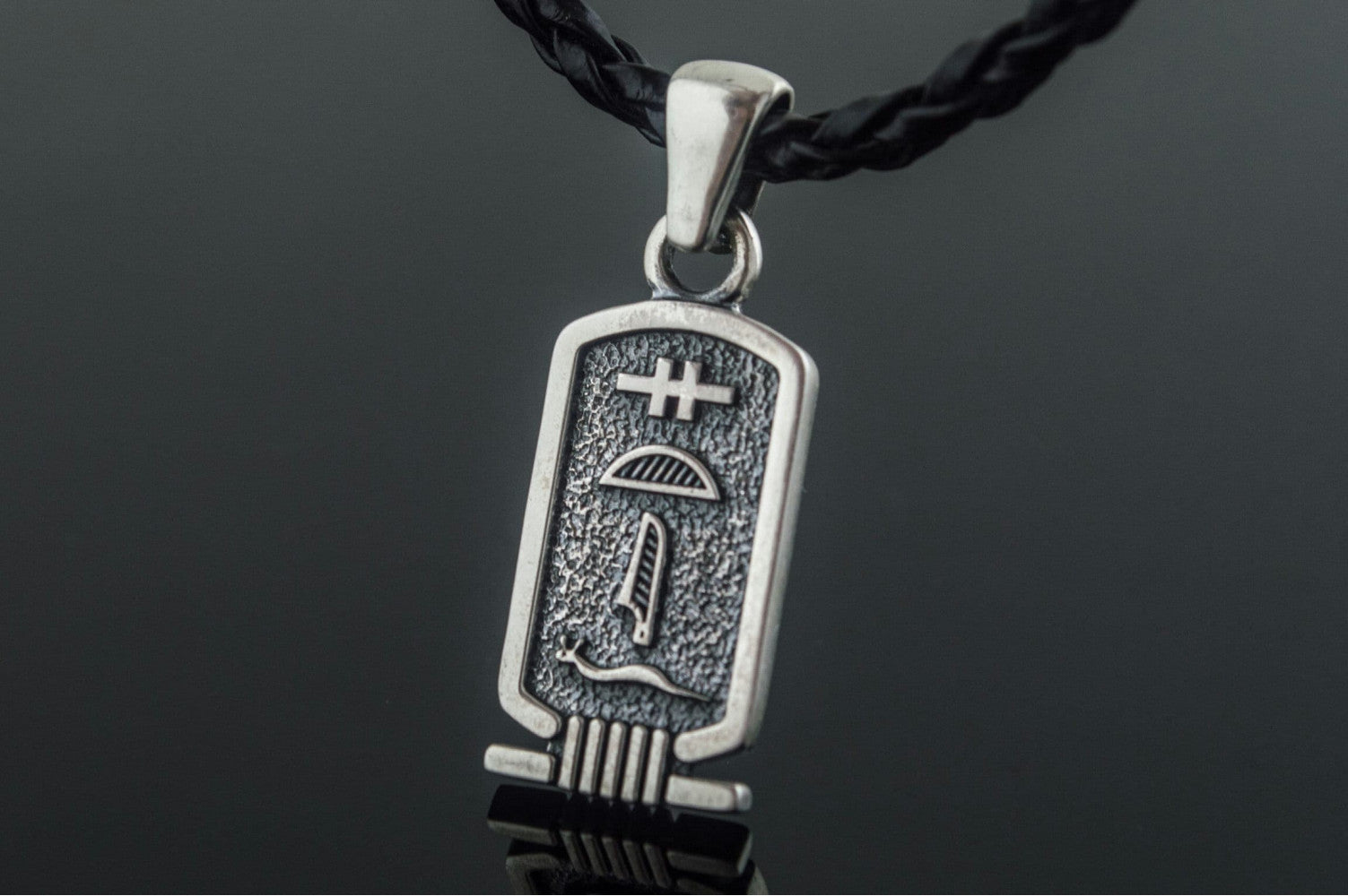 Anubis Pendant Sterling Silver Egypt Jewelry - vikingworkshop