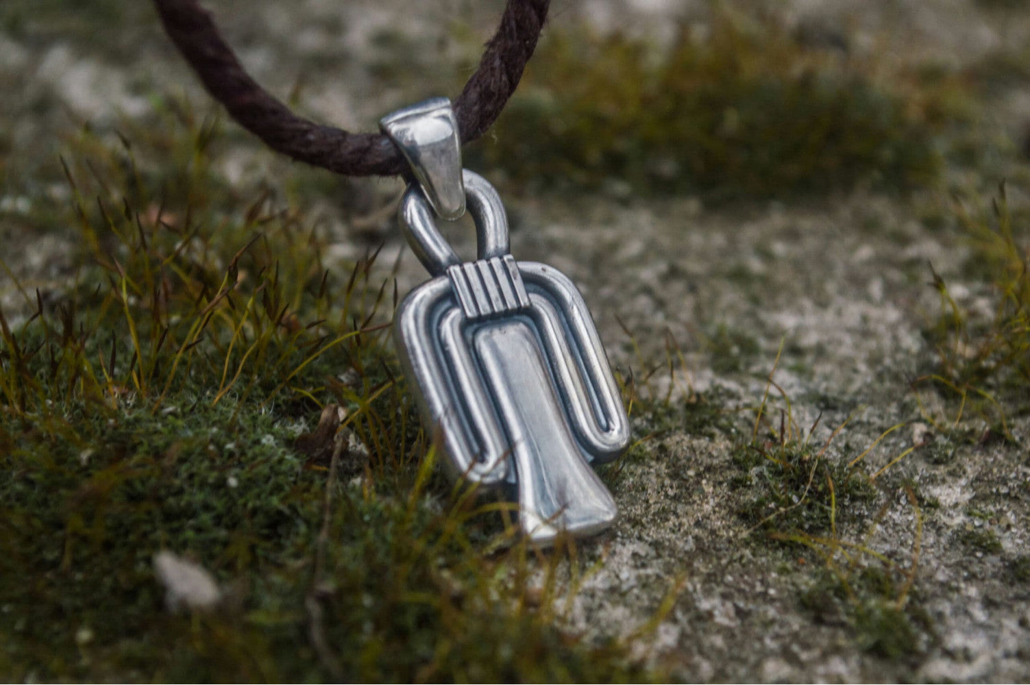 Tyet Amulet Pendant Sterling Silver Egypt Jewelry - vikingworkshop