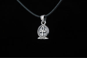 Ankh Amulet Pendant Sterling Silver Egypt Unique Jewelry - vikingworkshop