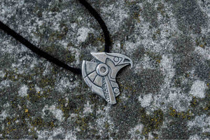 Unique Handmade Horus Egypt Pendant Sterling Silver Viking Jewelry - vikingworkshop