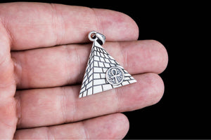 Ankh Symbol Pendant Sterling Silver Egypt Jewelry - vikingworkshop