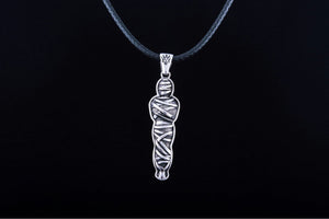 Mummy Pendant Sterling Silver Egypt Jewelry - vikingworkshop