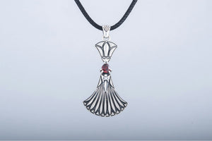 Egypt Pendant with Cubic Zirconia Sterling Silver Jewelry - vikingworkshop