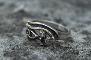 Uadjet Ring Sterling Silver Egypt Jewelry - vikingworkshop