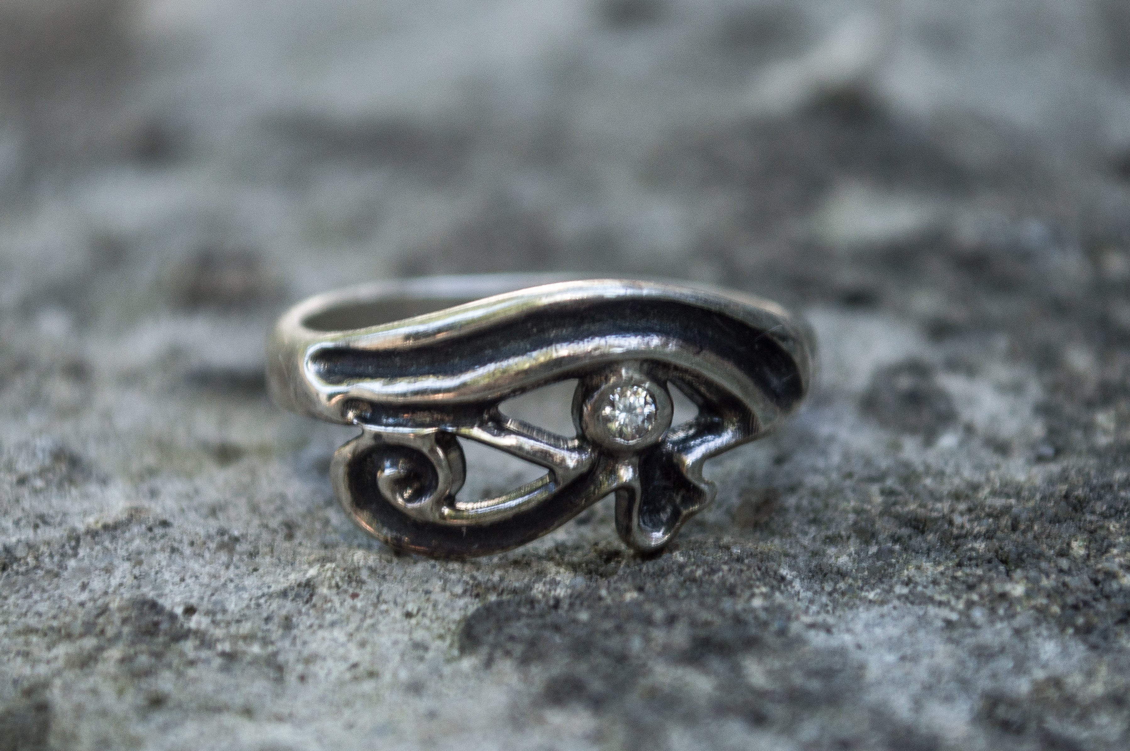 Uadjet Ring Sterling Silver Egypt Jewelry - vikingworkshop