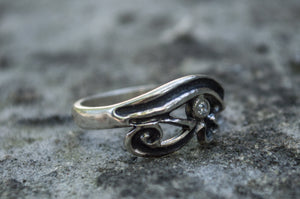 Uadjet Ring Sterling Silver Egypt Jewelry - vikingworkshop