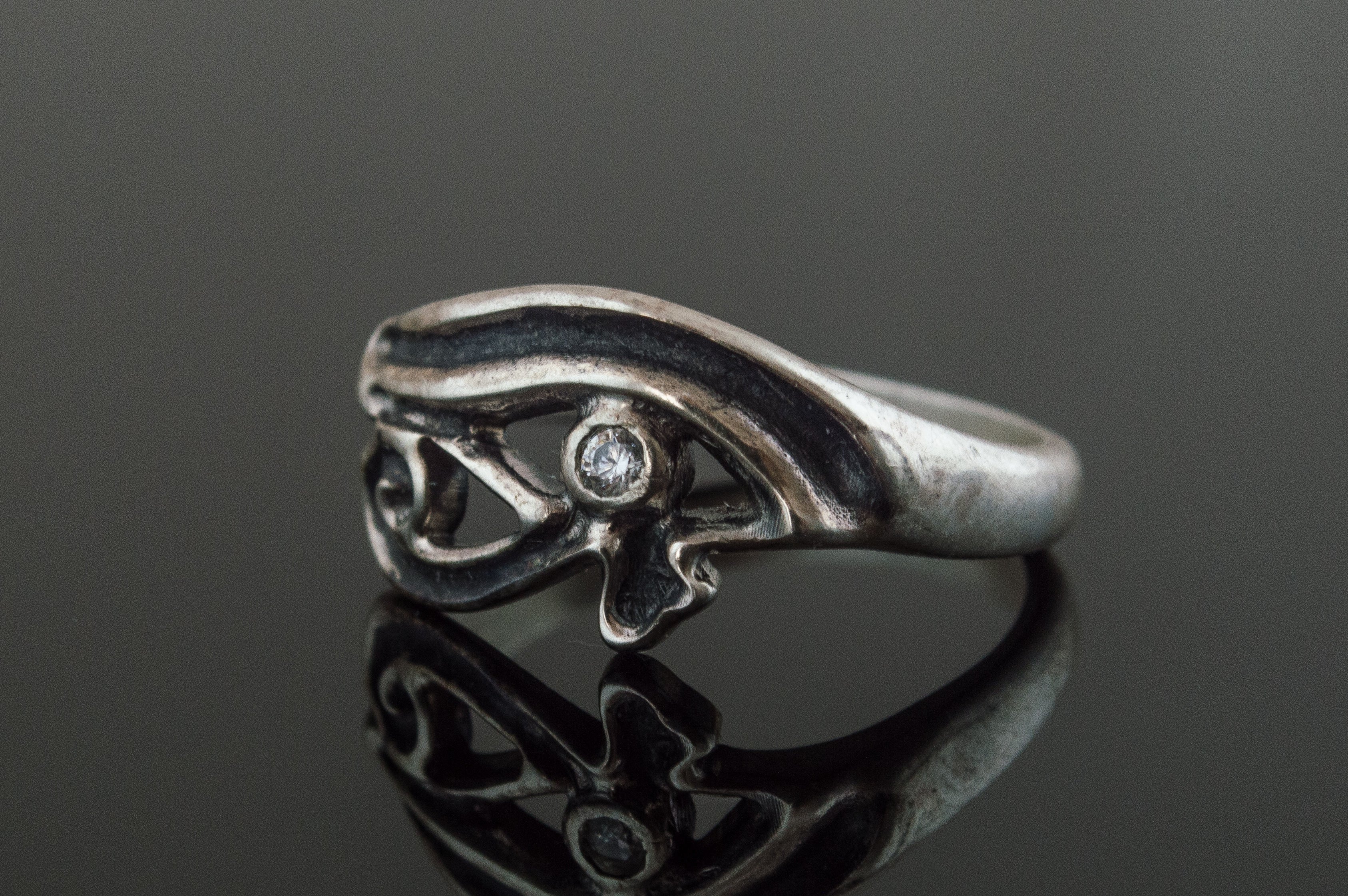 Uadjet Ring Sterling Silver Egypt Jewelry - vikingworkshop