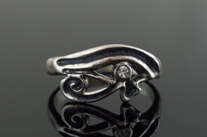 Uadjet Ring Sterling Silver Egypt Jewelry - vikingworkshop