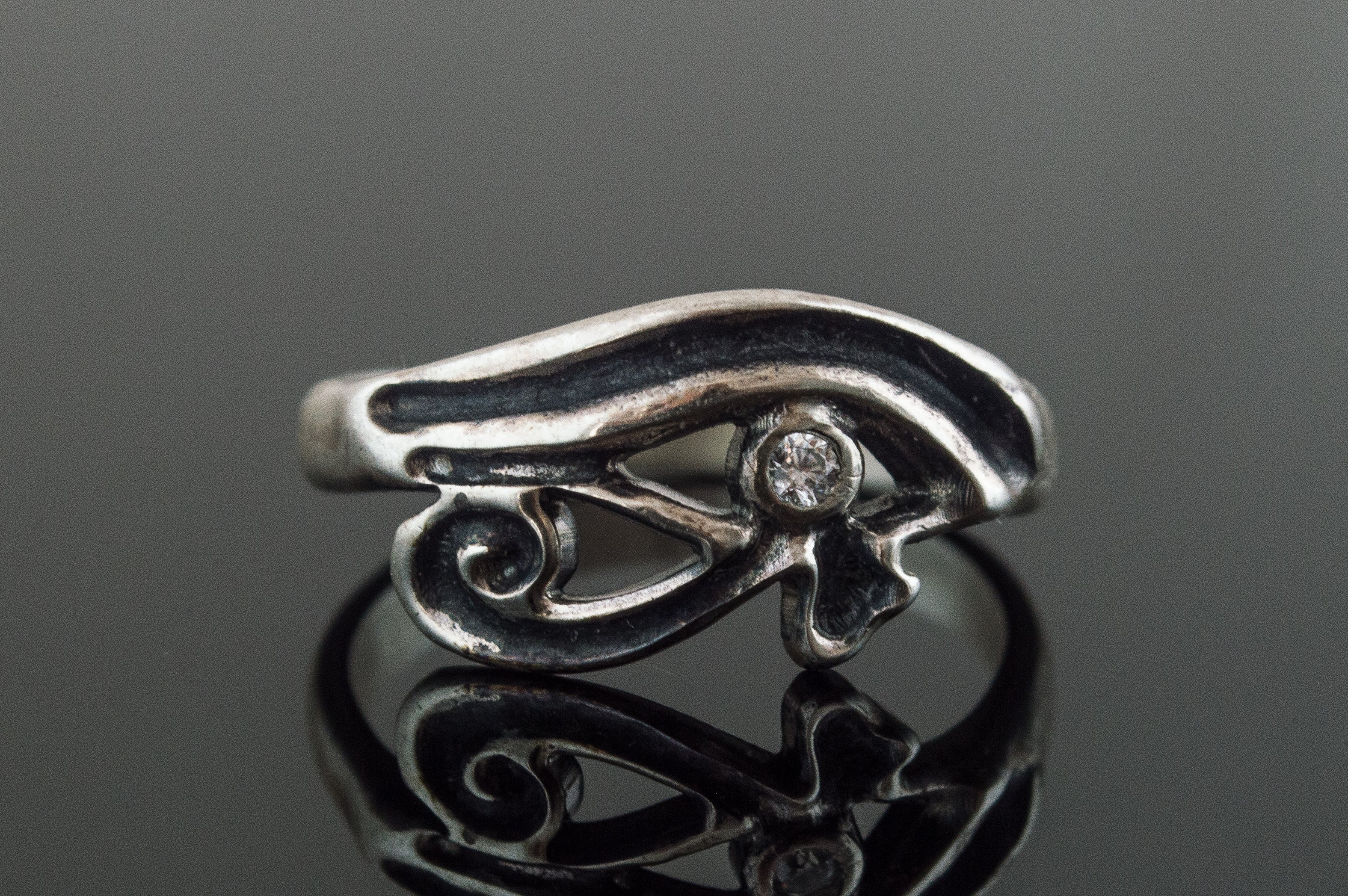 Uadjet Ring Sterling Silver Egypt Jewelry - vikingworkshop