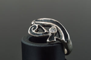 Uadjet Ring Sterling Silver Egypt Jewelry - vikingworkshop