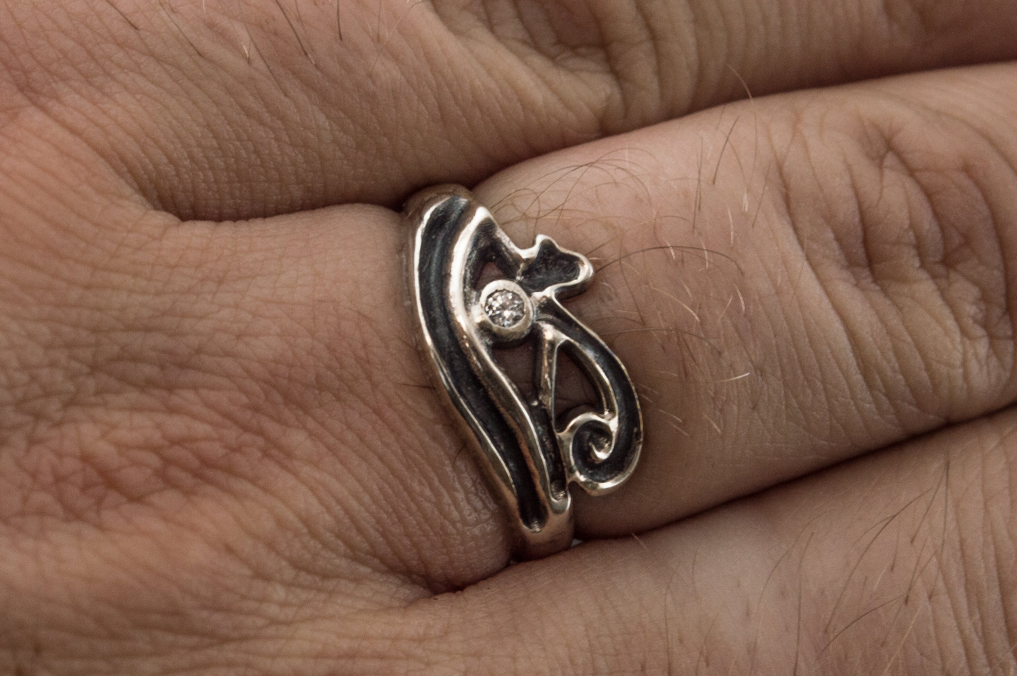 Uadjet Ring Sterling Silver Egypt Jewelry - vikingworkshop